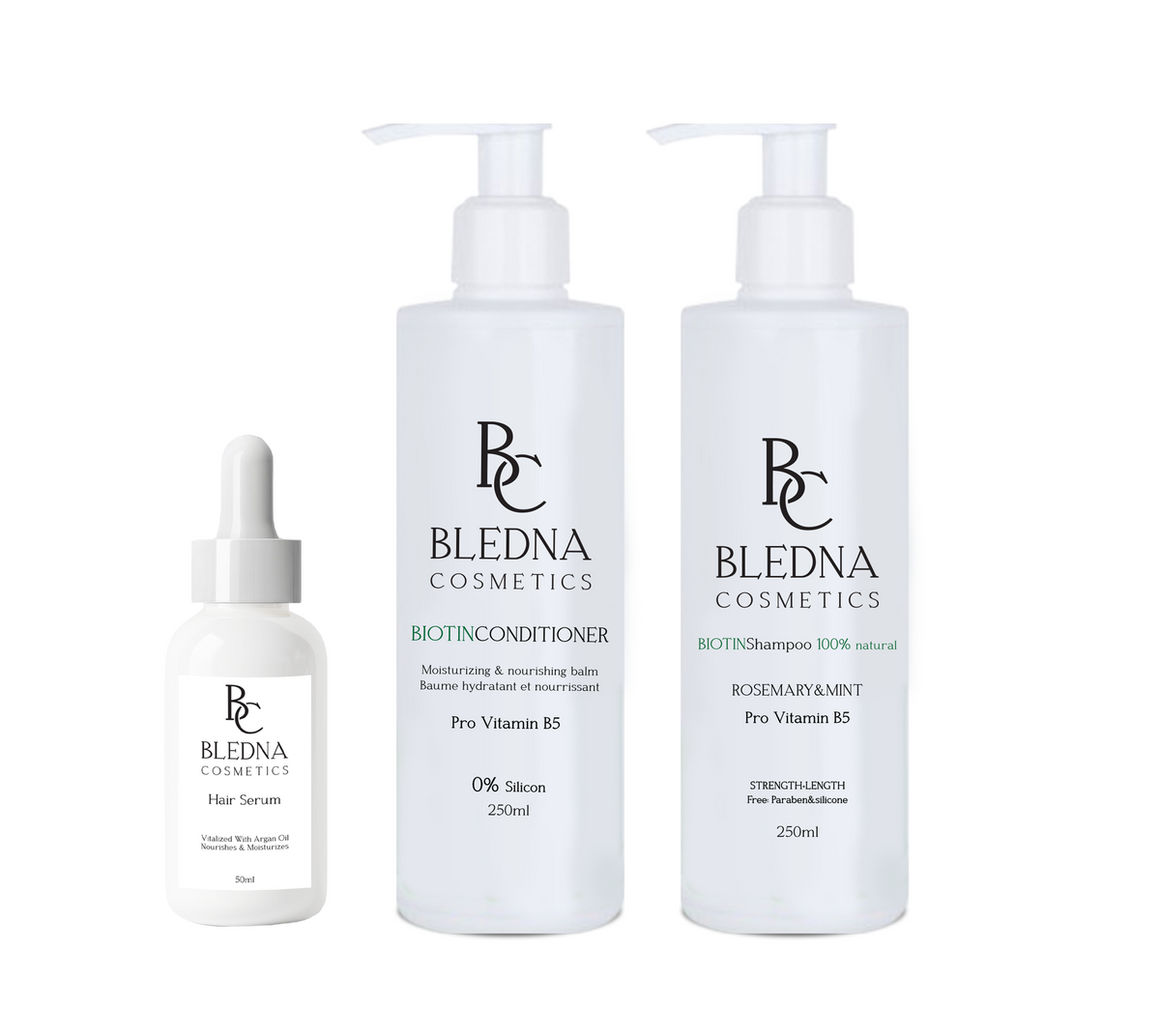 Pack BiotineShampooing + BiotineConditionneur + Sérum capillaire
