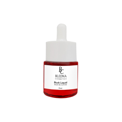 Blush liquide - fond transparent