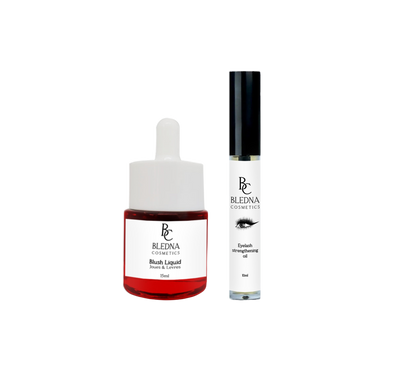 Pack Blush + Eyelash Oil - fond transparent